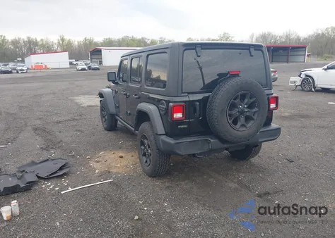 2022 Jeep Wrangler Unlimited Willys from USA, damaged, VIN 1C4HJXDM8NW135415